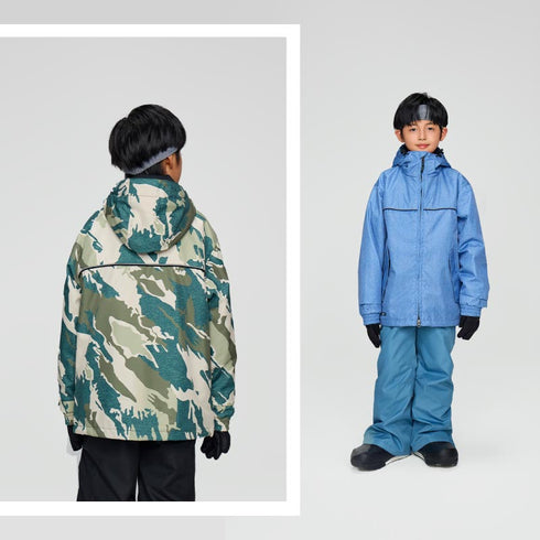 【10月上旬発送予定】 ASHGREEM アッシュグリーム キッズ スノーウェア上下セット AJR-51SET